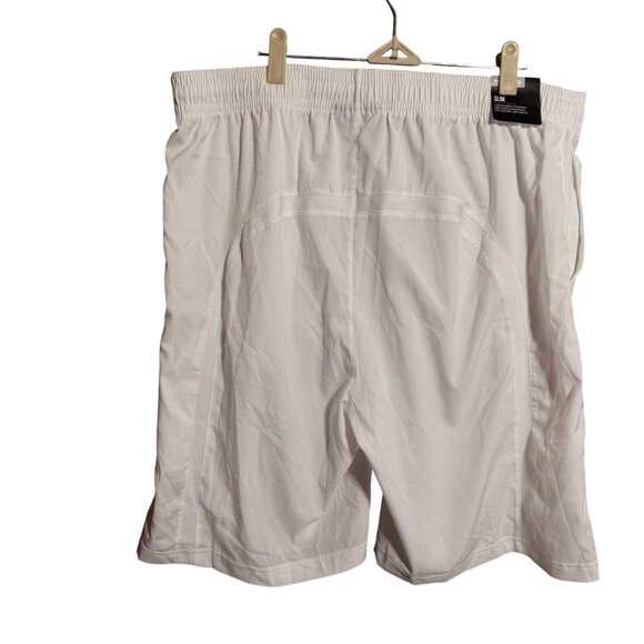 NWT Head Slim Fit Break Point Tennis Shorts Men X-Large White Elastic Waist - Picture 8 of 11